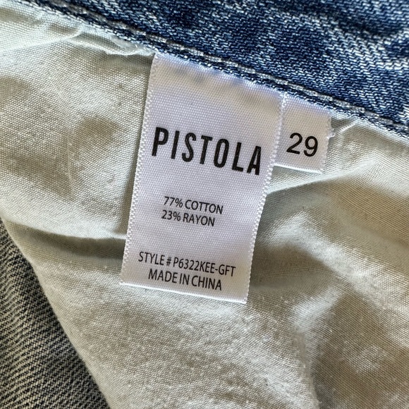 Pistola Cassie Super High Rise Straight in Gifted. Size 29. - Picture 5 of 5